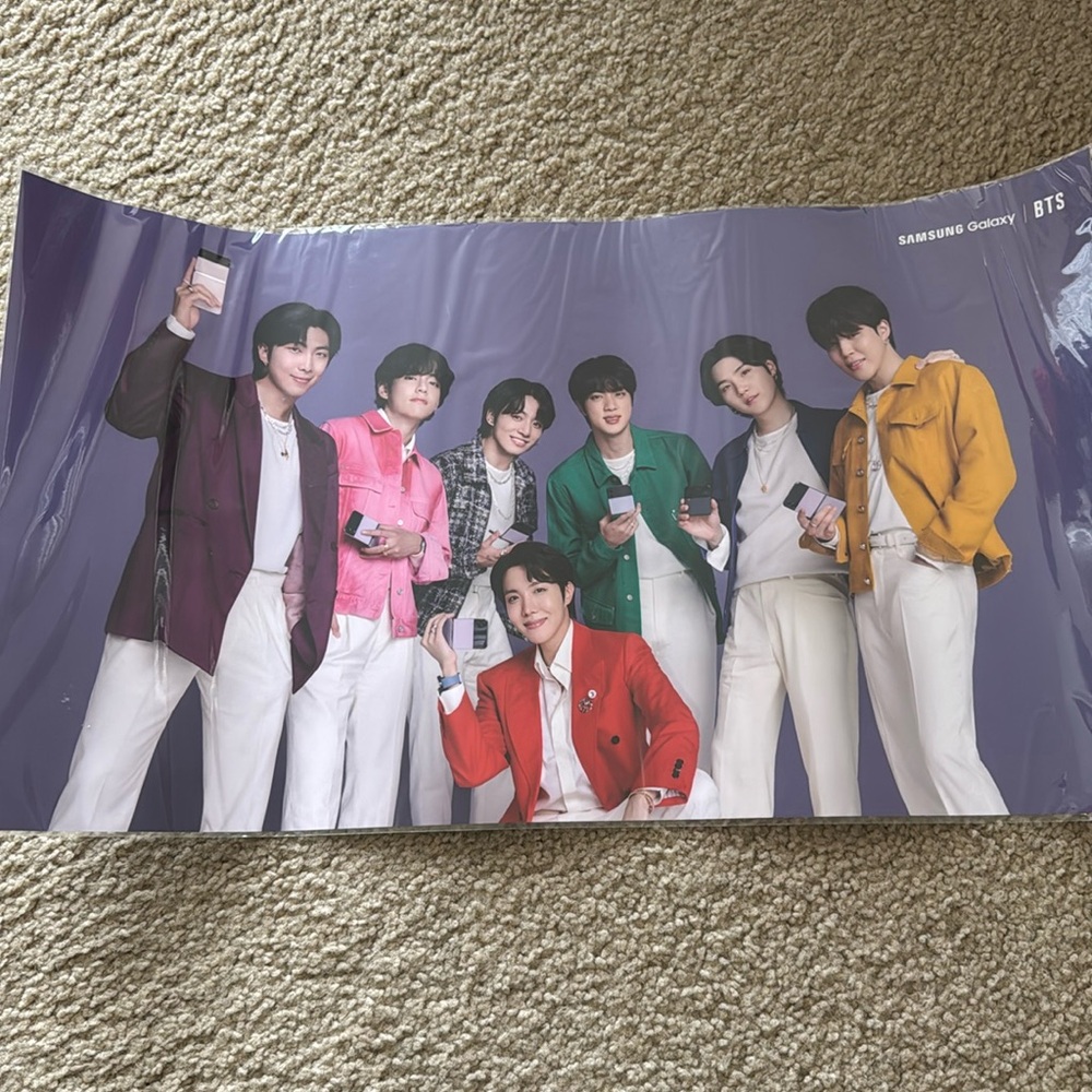 BTS Samsung Galaxy poster